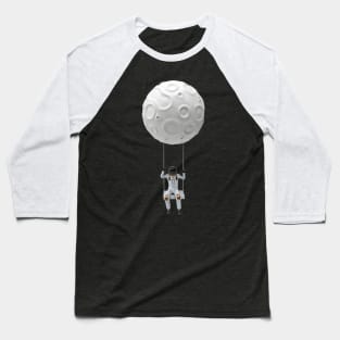 astronaut on the moon Baseball T-Shirt